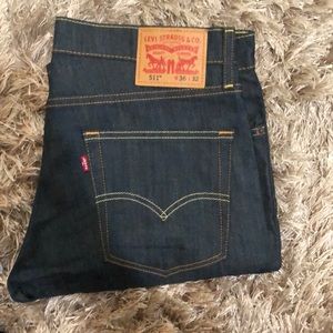 BNWOT Levi’s 511 jeans. 36x32 skinny slim